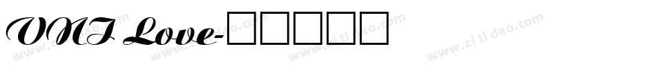 VNI Love字体转换